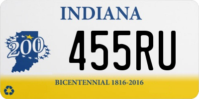 IN license plate 455RU