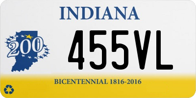 IN license plate 455VL