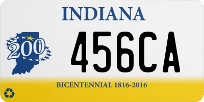 IN license plate 456CA