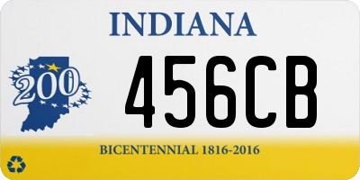 IN license plate 456CB