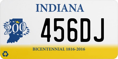 IN license plate 456DJ