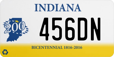 IN license plate 456DN