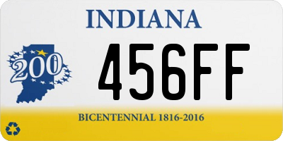 IN license plate 456FF