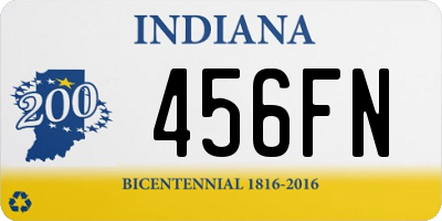 IN license plate 456FN