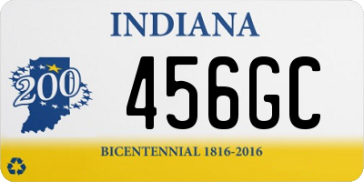 IN license plate 456GC