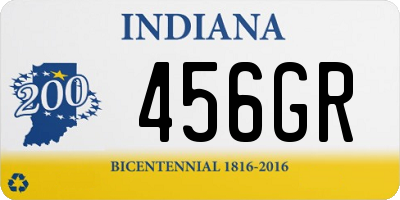 IN license plate 456GR