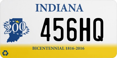 IN license plate 456HQ