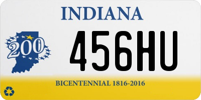 IN license plate 456HU