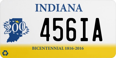 IN license plate 456IA