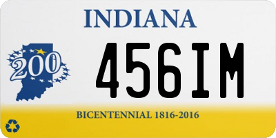 IN license plate 456IM