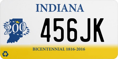 IN license plate 456JK