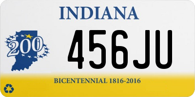 IN license plate 456JU