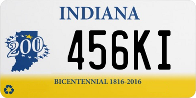 IN license plate 456KI