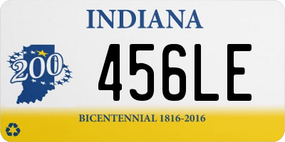 IN license plate 456LE