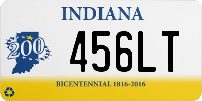 IN license plate 456LT