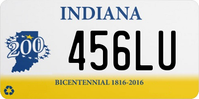 IN license plate 456LU