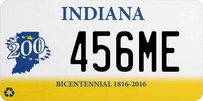 IN license plate 456ME