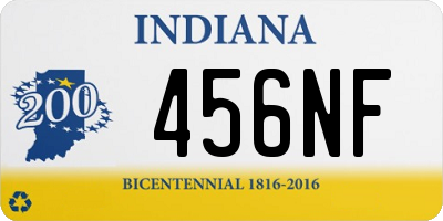 IN license plate 456NF