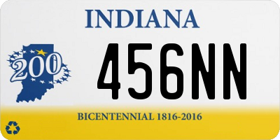 IN license plate 456NN