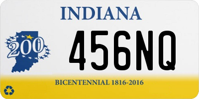 IN license plate 456NQ