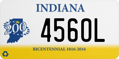 IN license plate 456OL