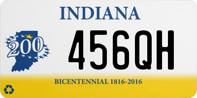 IN license plate 456QH