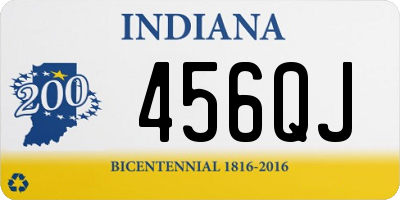 IN license plate 456QJ