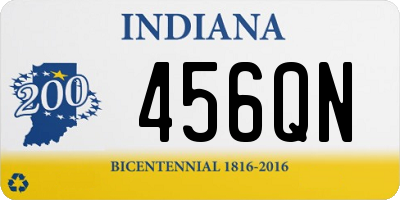 IN license plate 456QN