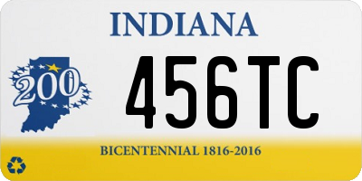 IN license plate 456TC