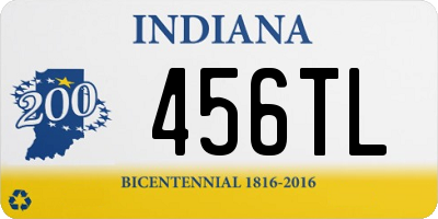 IN license plate 456TL