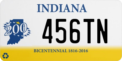 IN license plate 456TN