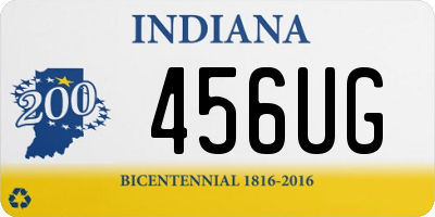 IN license plate 456UG