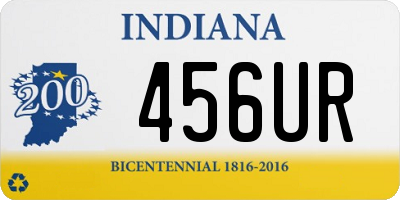 IN license plate 456UR