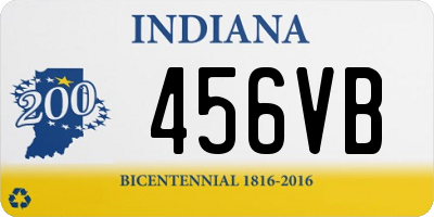 IN license plate 456VB