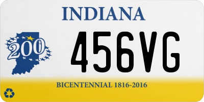 IN license plate 456VG