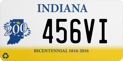 IN license plate 456VI