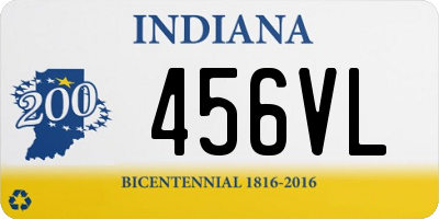 IN license plate 456VL