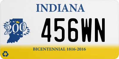 IN license plate 456WN