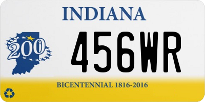 IN license plate 456WR