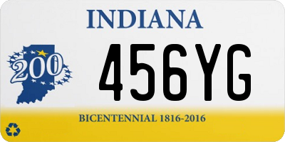 IN license plate 456YG