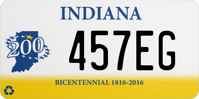 IN license plate 457EG