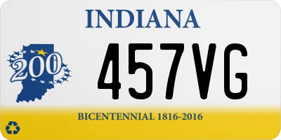 IN license plate 457VG