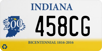 IN license plate 458CG