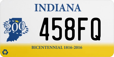 IN license plate 458FQ