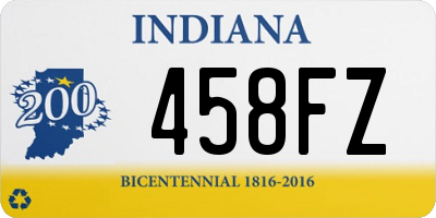 IN license plate 458FZ