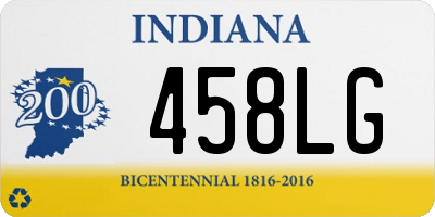 IN license plate 458LG