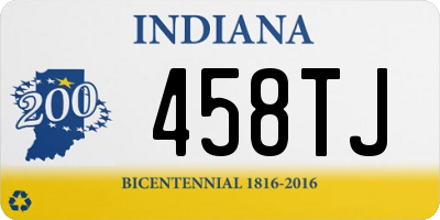 IN license plate 458TJ