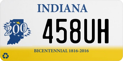 IN license plate 458UH