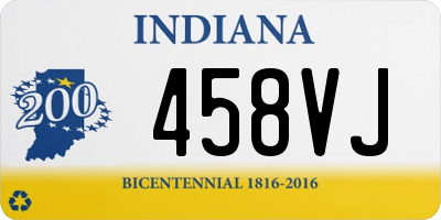 IN license plate 458VJ