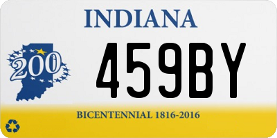 IN license plate 459BY